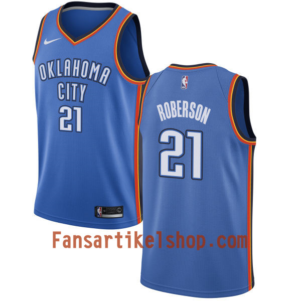 NBA Oklahoma City Thunder Trikot Andre Roberson 21 Nike 2017-18 Blau Swingman - Herren NBA Oklahoma City Thunder Trikot Andre Roberson 21 Nike 2017-18 Blau Swingman - Herren